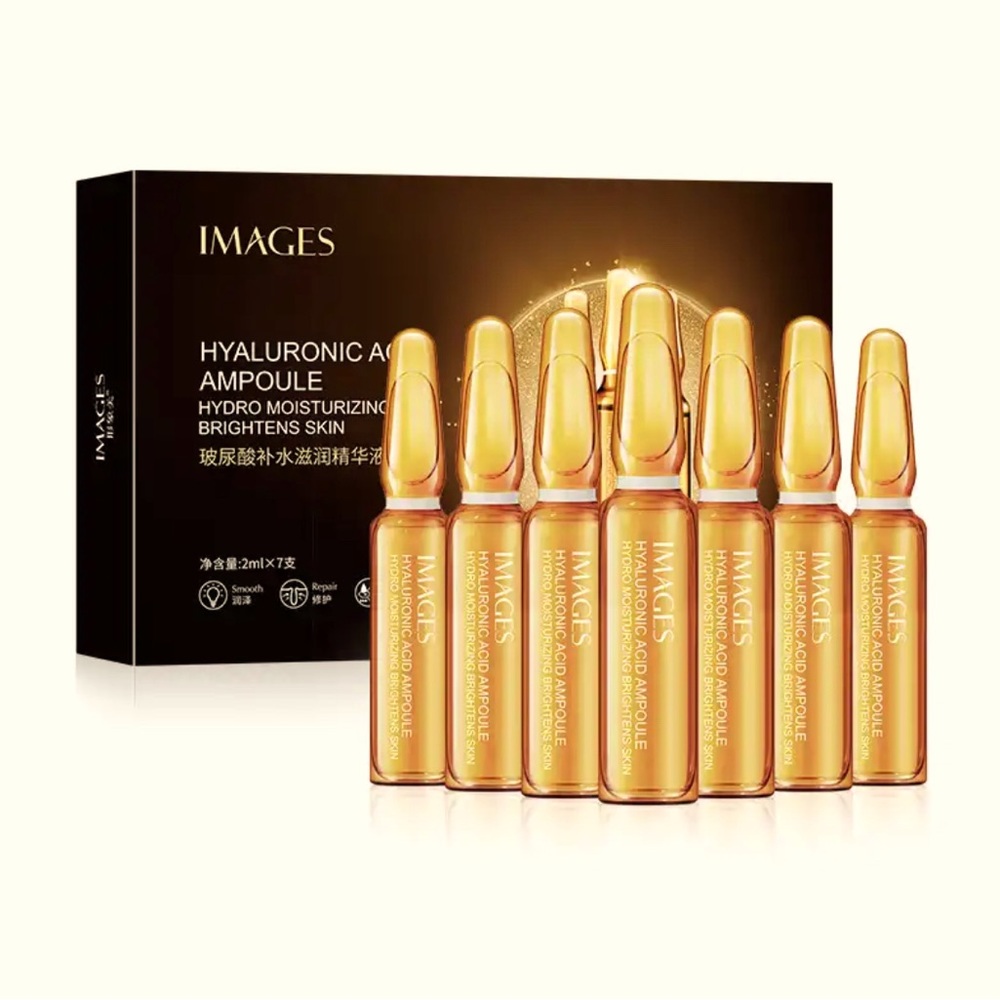 New, IMAGES Hyaluronic Acid Ampoules 2ml. X 7. Hydro moisturizing bright…